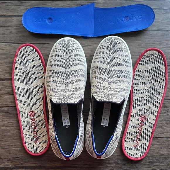 Worn Once Rothy’s Maritime Tiger Sneakers! - Picture 9 of 13